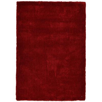 Hochflor-Teppich TOM TAILOR HOME "Shaggy Teppich Cozy", rot, B:190cm H:25mm L:290cm, Polyester, Teppiche
