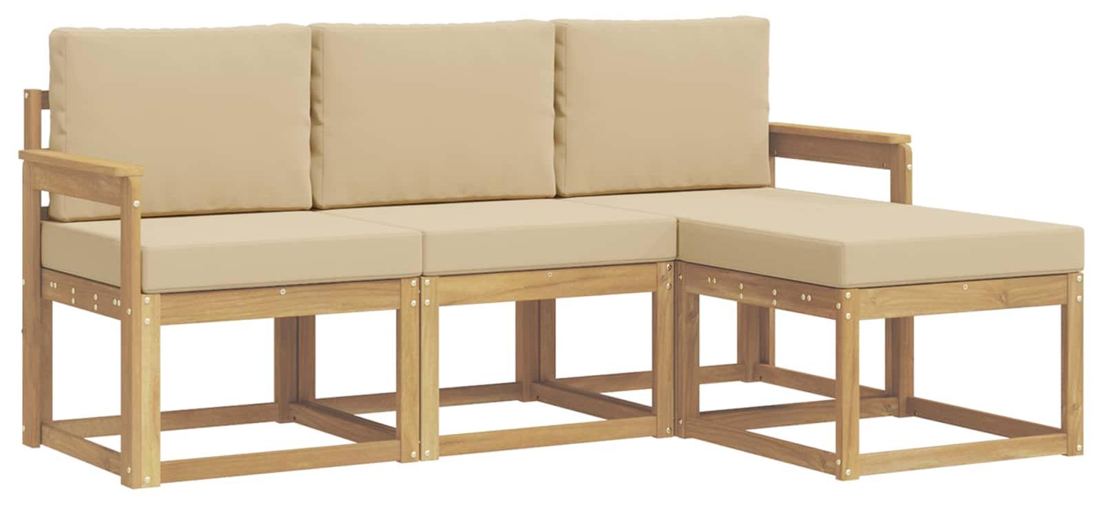 Outdoor-Sofagarnitur 4 pcs
