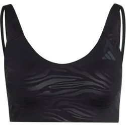 ADIDAS Damen BH All Me Essentials Grafik Sport, Größe S in Schwarz Schwarz