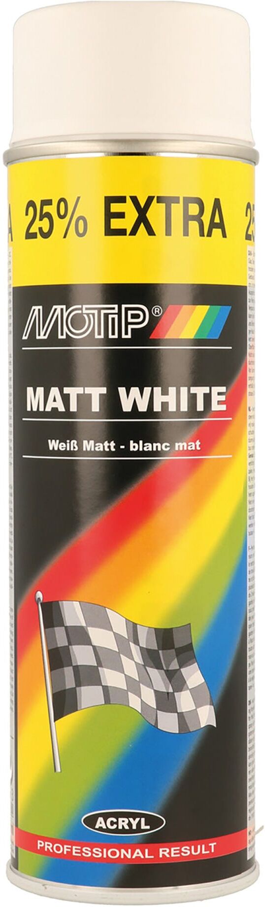 Motip SMALTO SPRAY RAPIDA ESSICAZIONE  500 ml BIANCO OPACO ELEVATA RESISTENZA