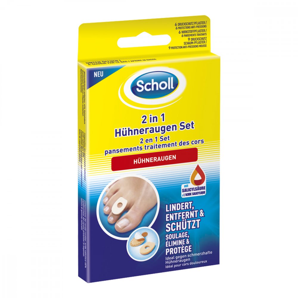 Scholl's Wellness Company GmbH Scholl 2in1 Hühneraugen Set 17240501
