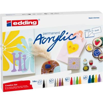 edding Acrylmarker Kreativ Basic 14er Set