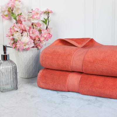 Superior Egyptian Cotton Pile Heavyweight Bath Sheet Set of 2
