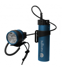 Nanight - Tauchlampe Tech 2 mit Ladeanschluss - Farbe: Blau