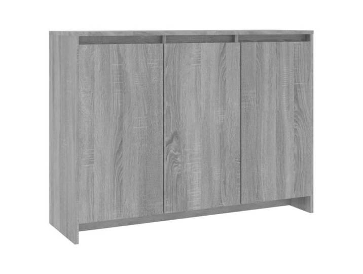 521864 )HOME-TOP* ENFILADE Salon Meuble de Rangement Buffet Moderne Sonoma gris 102x33x75 cm - Aggloméré Vintage