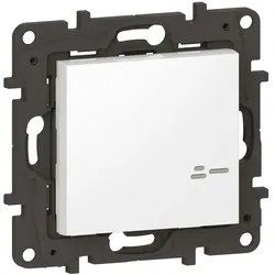 Legrand 863606 Niloe Step with Netatmo Wandsender Licht 1-Fach Ultraweiß
