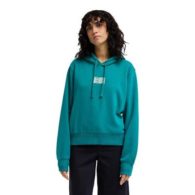 Hoodie BILLABONG "Family", Damen, Gr. S, grün (ivy), Obermaterial: 55% Baumwolle, 25% Baumwolle, 20% Polyester., Sweatshirts Hoodie