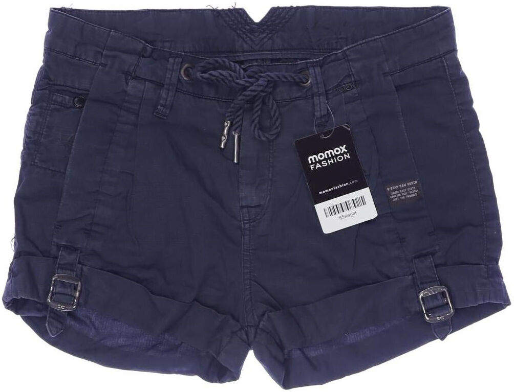 G Star RAW Damen Shorts, Marineblau, Gr. W24, Baumwolle - Second Hand