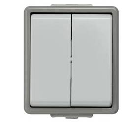 Siemens Schalterprogramm Jalousie-Schalter Delta Grau 5TA4708 1 St.