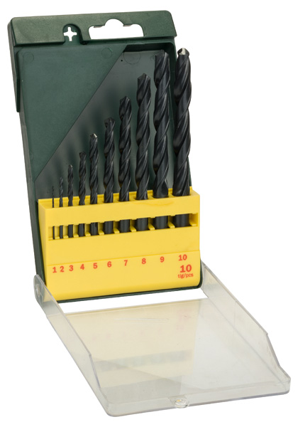 Bosch HSS-R-Metallbohrer-Set , 10-teilig, 1 - 10 mm 2607019442