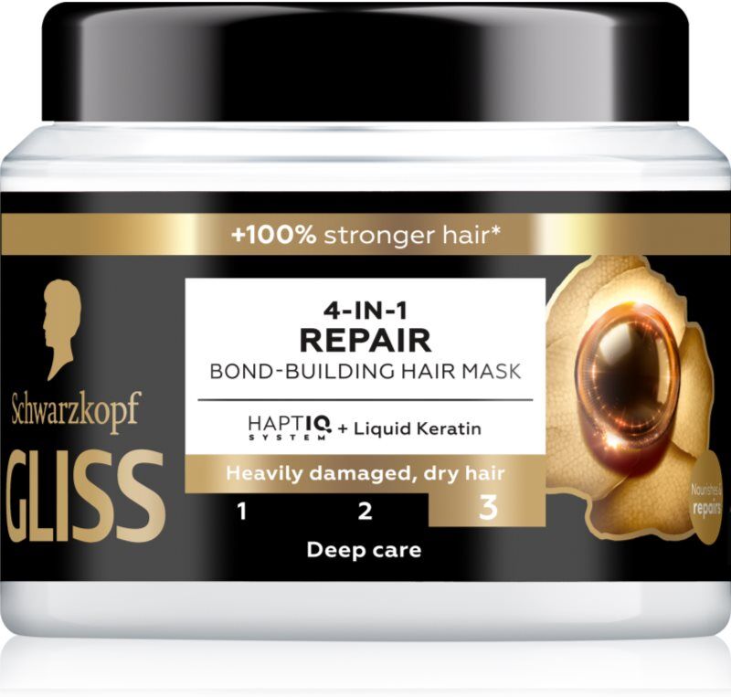 Schwarzkopf Gliss Ultimate Repair masque cheveux régénérant 4 en 1 400 ml