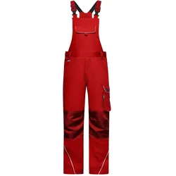 Funktionelle Latzhose "JN879" - 44 - red