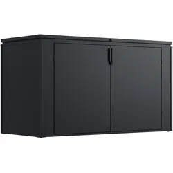 Weide Gartenbox 2400 L Anthrazit Aus Verzinktem Stahl Wetterfes