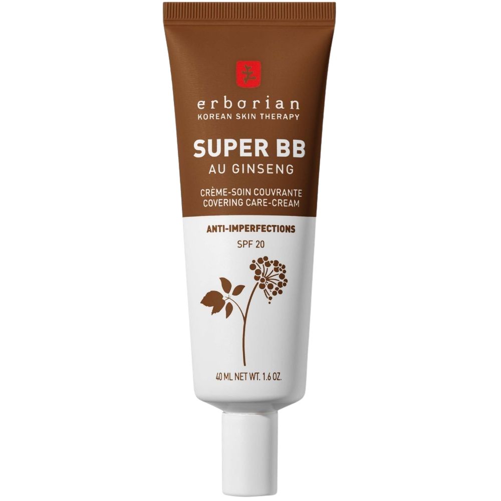 Erborian Super BB Cream with Ginseng SPF20 Anti-Imperfections 40mL Chocolat SPF20