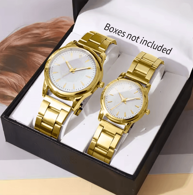 Inspire Essentials Couple Business Quartz Watch Set Classic Analog Style b