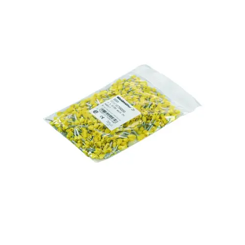Weidmüller 1139070000 Zwillings-Aderendhülse 0.34mm² Teilisoliert Türkis 500St.