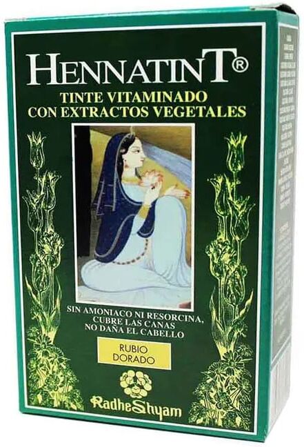 Radhe Shyam Hennatint Loiro Dourado Radhe 120 ml