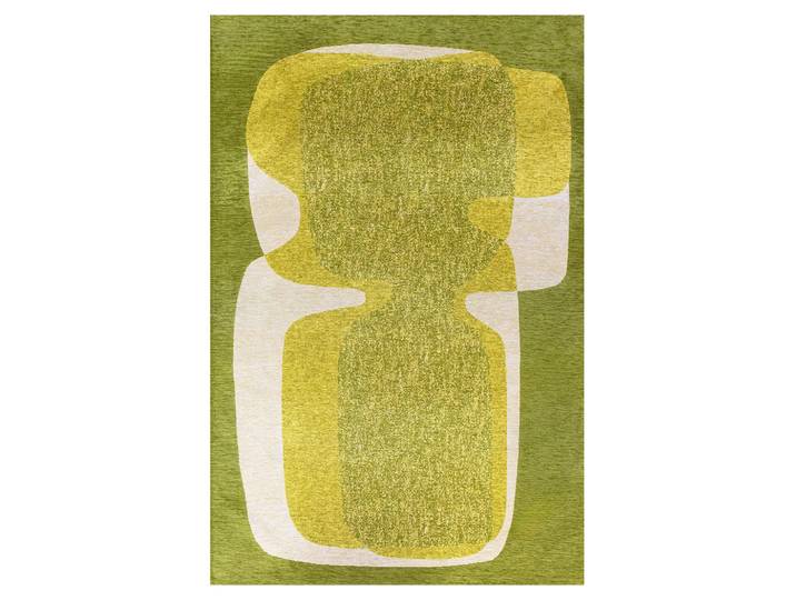 Teppich Grass Lola&Moi 140/200 cm, Grün, Vintage, Rechteckig, 140x200 cm, in verschiedenen Größen erhältlich, rutschfeste Unterfläche, für Fußbodenheizung geeignet, Teppiche und Böden, Teppiche