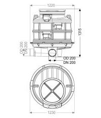 KESSEL 881070 Standardschacht GT LW1000