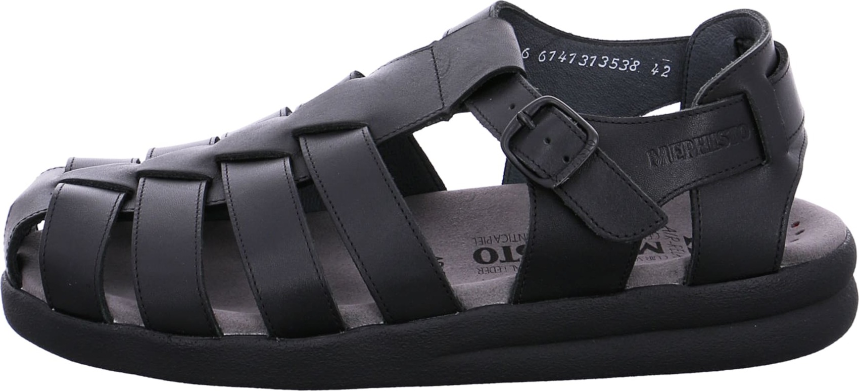 Mephisto Komfort Sandalen Herren 323535343139 Schwarz 46 EU