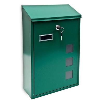 Helloshop26 - Moderner grüner Wandbriefkasten für den Außenbereich