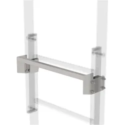Munk, Leiter + Gerüst, Ausstiegstritt Edelstahl Spaltmass 100mm