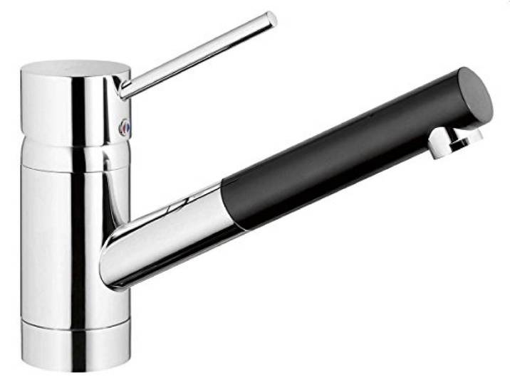 Systemceram/Kludi Scope Chrom/Schwarz Hochdruck Armatur Handbrause Wasserhahn Küche