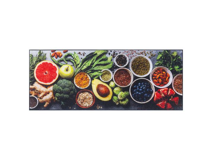 Fuß- & Sauberlaufmatte Food Selection 75 x 0 x 90cm Multicolor
