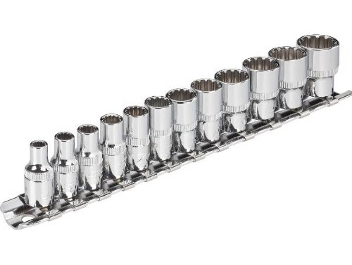 Vigor V1897 zeskant dopsleutelset 17-delig 1/4 (6,3 mm)