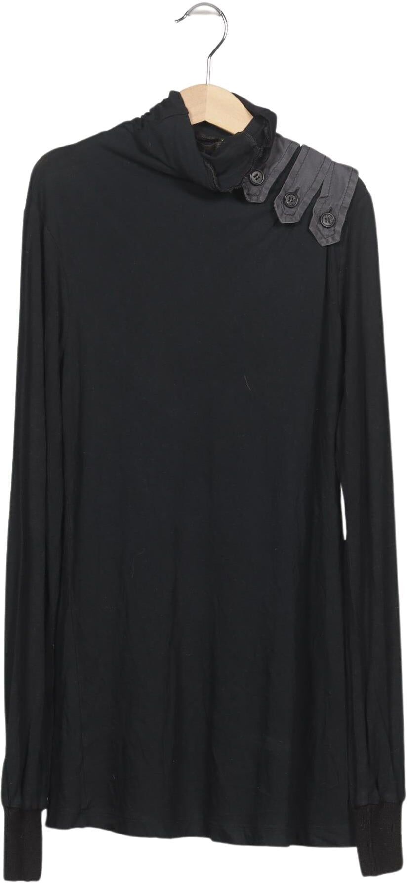 Ice Iceberg Damen Langarmshirt, Schwarz, Gr. EU 36 (IT 42), Elasthan / Modal - Second Hand