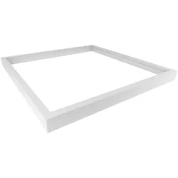 Rahmen für LED Panel KING Aufputz weiß 60x60cm Aufbaurahmen GTV RM-KNG60X60-00