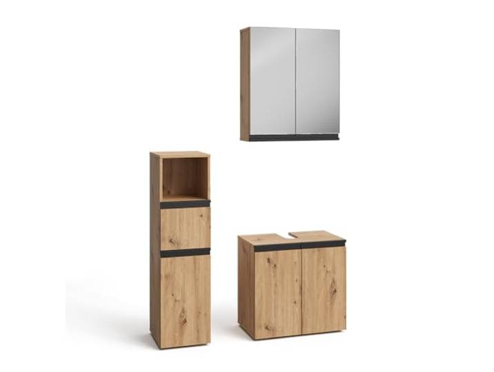 Vicco Badmöbel-Set Torren, Artisan-Eiche 60 cm