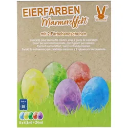 Eierfarben "Marmoreffekt", 5 Farben