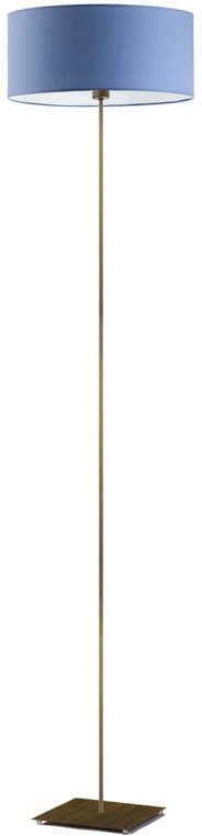 17 Stories Ayania 150 H cm Traditional Floor Lamp Blue/Antique Gold 150cm H X 30cm W X 30cm D