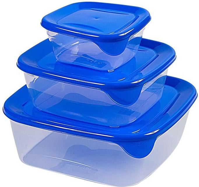 Curver Fresh & Go vershoudcontainers, 3 stuks