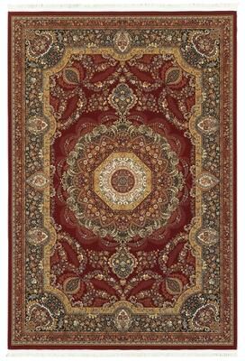 Style Haven Manchester Regal Center Medallion Fringe Area Rug