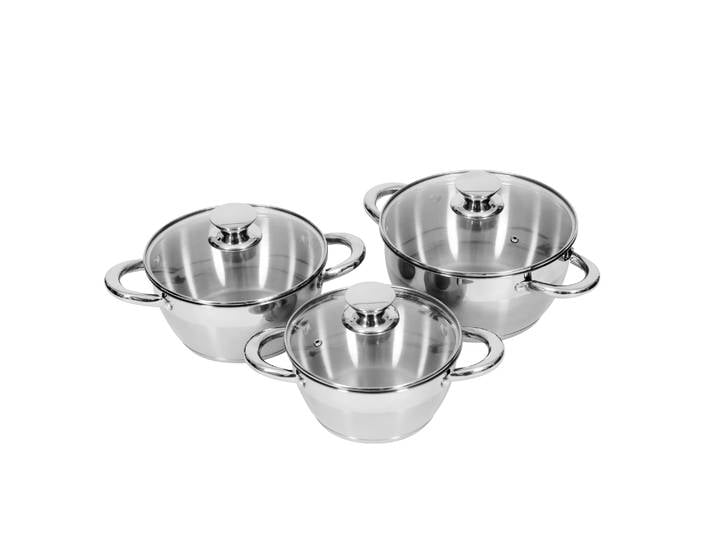 Kochtopf Edelstahl Set 6-teilig