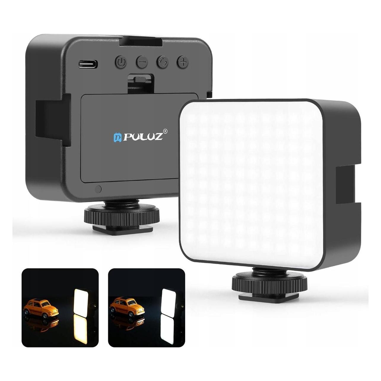 Puluz Lampa Led 100 Diod 5w 3 Kolory 2900-6500k Usb-c 1/4"" Iso Do Kamery Aparatu / Pu4141b (Videoleuchte) (PULUZ)