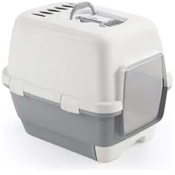 Zolux Cathy Clever Litter Boxgrey (Katzenklo geschlossen), Katzenklo