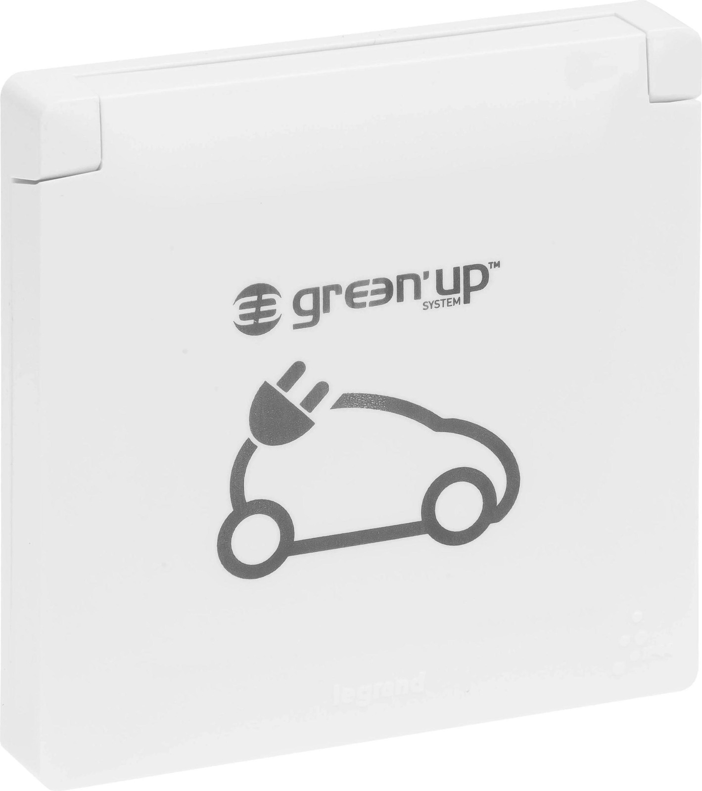 Legrand SEANO Green Up Schuko-stopcontact 16 A voor elektrische voertuigen modus 1 en modus 2 ultrawit