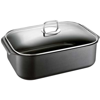 Bräter SCHULTE-UFER "GLOBUS", schwarz, B:24cm L:34cm, Töpfe, Induktion