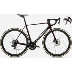 Orbea Orca M21eLTD PWR 2025 - Wine Red - Titanium (Gloss)