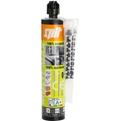 Csdk SL Spit Befestigung 060040 Multi-Max PLUS Injektionsmörtel 280 ml (inkl. 2 Mischdüsen CM12L) (2 Stk.), Batterien + Akkus