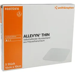 Allevyn Thin 10x10cm Hydroselektive Wundauflage 5 ST