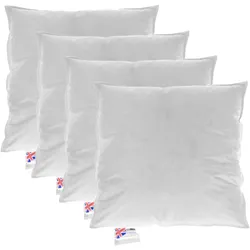 FÜLLKISSEN 4er-Set – 45/ 45 cm, Gänsefedern & Daunen