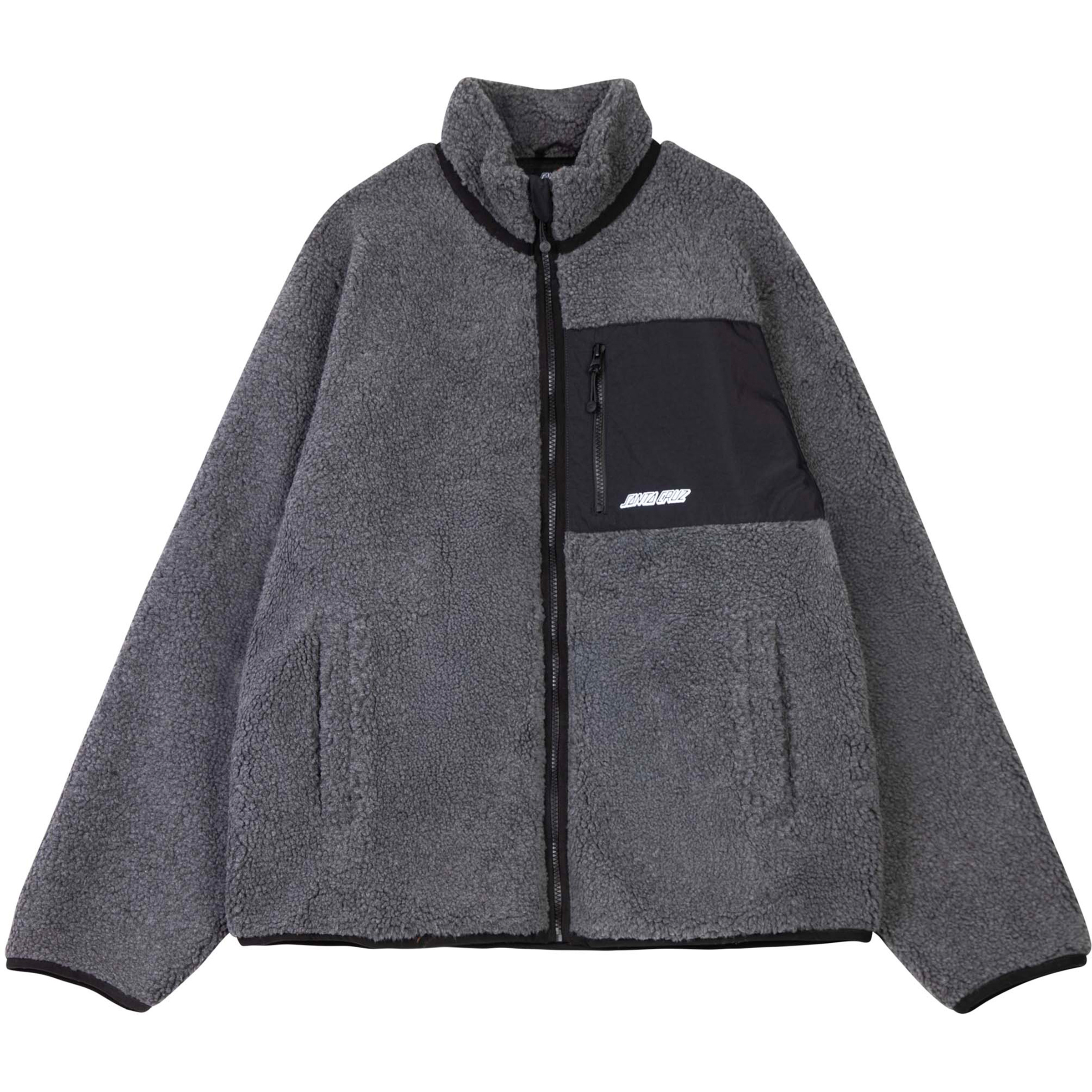 Santa Cruz Freestyle Herren Fleecejacke grau Größe XL Windabweisend