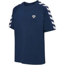 hummel hmlJR Archive Loose T-Shirt Kinder 7459 - dress blues 104