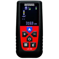 Benning, Laserentfernungsmesser, BENN Laserabstandsmeter (60 m, Laserentfernungsmesser)