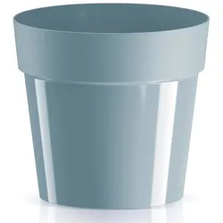 Prosperplast - CUBE BASIC Topf - 23,5x23,5x21,6cm in Hellgrau farbe