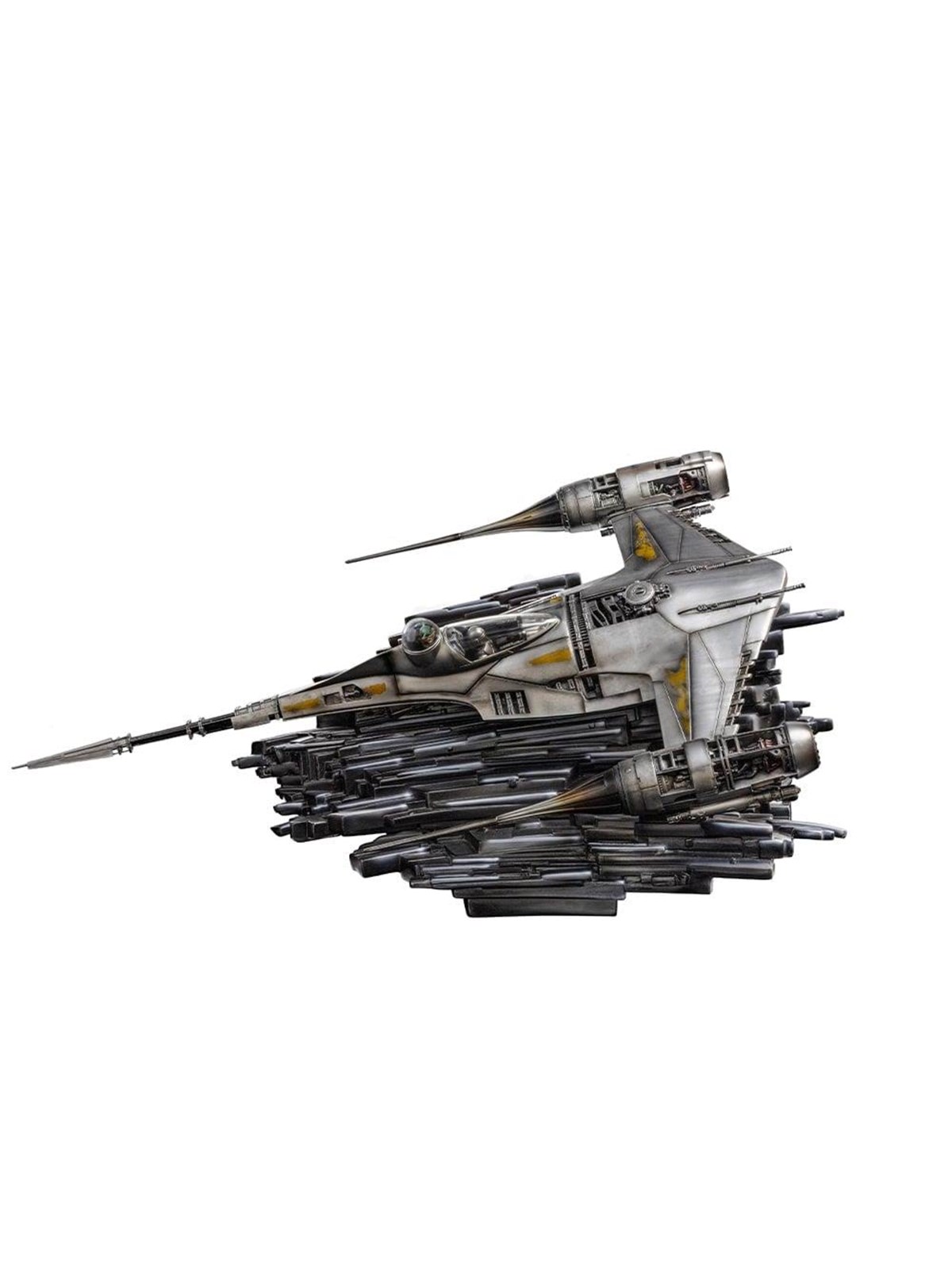 Iron Studios - Star Wars - The Mandalorian's N-1 Starfighter Statue Demi Scale 1/20 - Figur